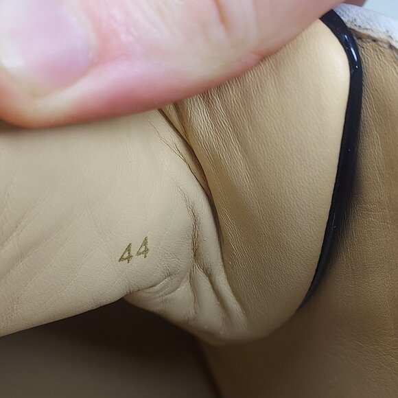 CHRISTIAN LOUBOUTIN White Gold Louis Orlato High Top Stud Sneaker - Picture 3 of 10